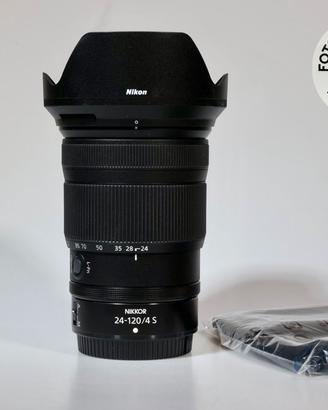 Nikon Z 24-120mm f/4 S (Nikon) Garanzia Nital