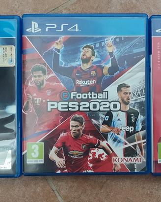 Fifa 2018-Fifa 2020-Pes 2020 x PS4