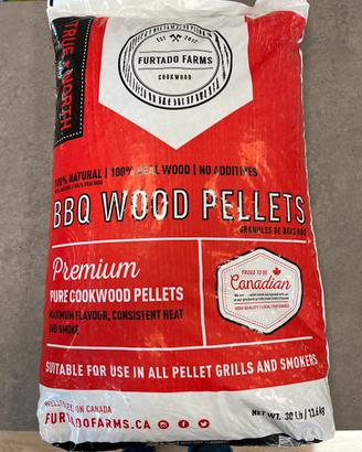 Pellet alimentare per BBQ