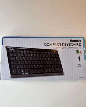 Tastiera USB Italiana Compatta Hamlet