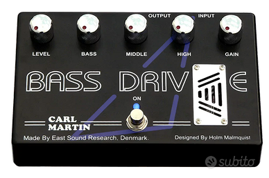 Carl Martin BassDrive (OD/Pre Valvolare, Nuovo)