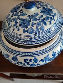 zuppiera con coperchio vintage