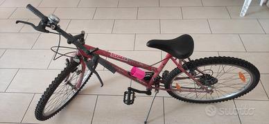Bicicletta Mountain Bike 26 rosso grigio