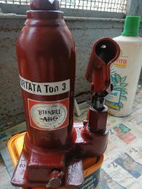 kric a bottiglia portata 3 tn 