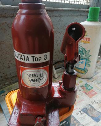 kric a bottiglia portata 3 tn 