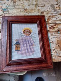 Quadretto a mezzo punto