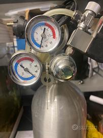 Impianto co2 acquario ista completo