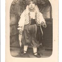 Cartolina Bambino Costume Carnevale Primi Del 900