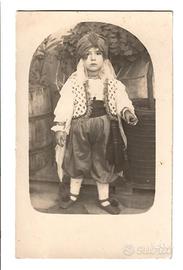 Cartolina Bambino Costume Carnevale Primi Del 900