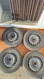 Cerchi 14 + gomme 175 65 r14 82t
