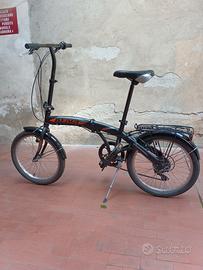 Bicicletta  Atala Blue Lake nera pieghevole 