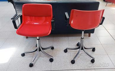 2 Sedie Modus Design Osvaldo Borsani Per Tecno