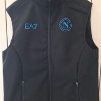 SSC NAPOLI GILET UFFICIALE SOFT SHELL EA7 2024