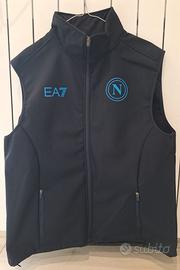 SSC NAPOLI GILET UFFICIALE SOFT SHELL EA7 2024