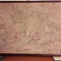 Arazzo anni 50/60 con cornice
