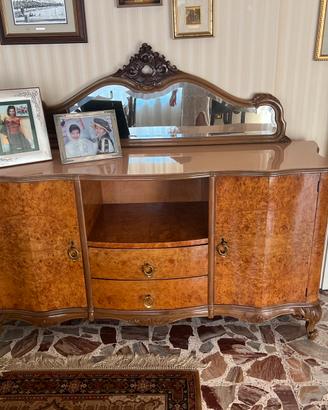 Sparecchiatavola credenza radica