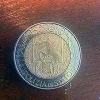 Moneta 500 lire  - 50mo Polizia di Stato - rara