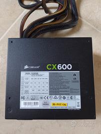 alimentatore Corsair  CX600 watt per PC.
