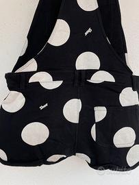 Salopette tuta shoe bambina xl a pois