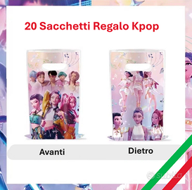 20Pz Busta Sacchetto Regalino Kpop Huntrix Demon