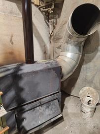 stufa a legna industriale