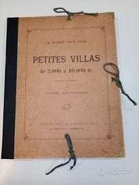 Raccolta di progetti di ville del 900