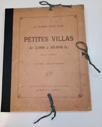 Raccolta di progetti di ville del 900