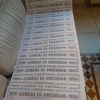 Calendari Lunêri di Smembar di varie annate