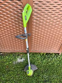 Decespugliatore Tagliabordi Greenworks a batteria