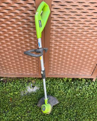 Decespugliatore Tagliabordi Greenworks a batteria