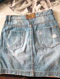 gonna in jeans 