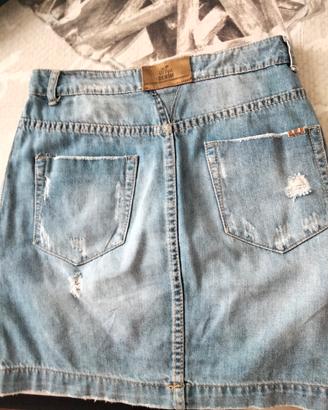 gonna in jeans 
