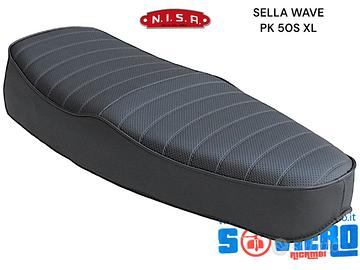 Sella NISA Wave Small nera per Vespa PK 50 S 50 X