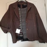 completo donna blazer lino  e camicia 