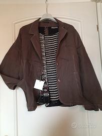 completo donna blazer lino  e camicia 