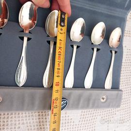 Set cucchiaini argento 800/1000 anni '90