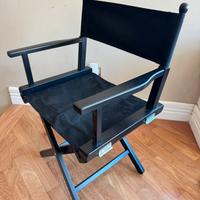 Sedia trucco pieghevole in legno