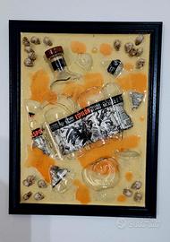Quadro Espolòn Tequila in resina epossidica 