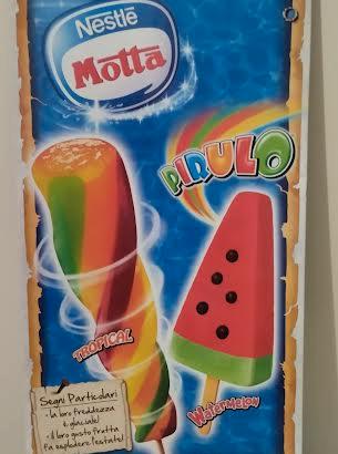 Cartello gelati vintage.