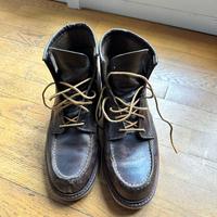 red wing moc toe marroni 10.5