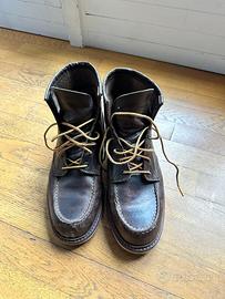 red wing moc toe marroni 10.5