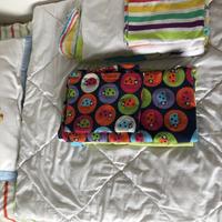 Piumino con 2 set di federe per letto da 90x195