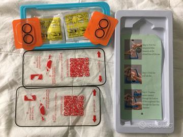 Kit 2 vetri 9H iPhone 16 + prot. lenti fotocamera