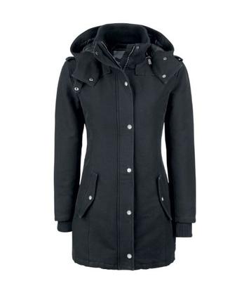 Parka/Giacca invernale nera da donna caldissima