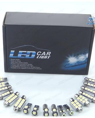 KIT 8 LAMPADE LED PER SEAT LEON MK1 1M 99-06