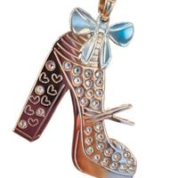 Collana con pendente, firmata Boccadamo, SWAROVSKY