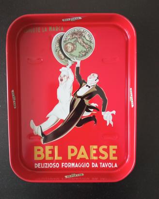Vassoio Bel Paese Galbani vintage.
