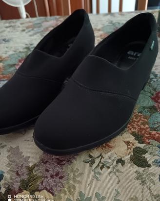 Scarpe Ara Gore-Tex nere tessuto elasticizzato 37