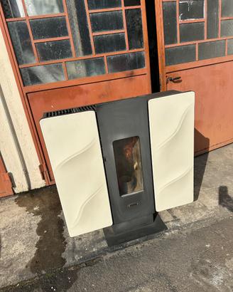 Stufa pellet 9 kW marca ELLEDI slim