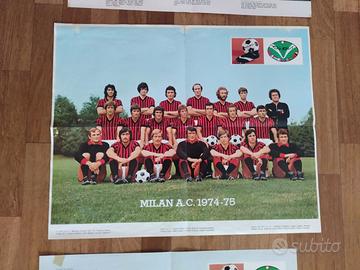 lotto poster Milan anni 70